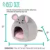 Whisker City® Sleepy Hut Mouse Cat Bed image thumbnail 2