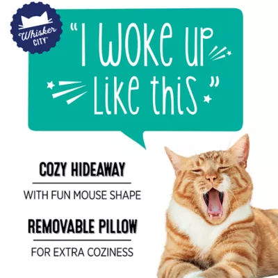 Whisker City® Sleepy Hut Mouse Cat Bed - Image 3