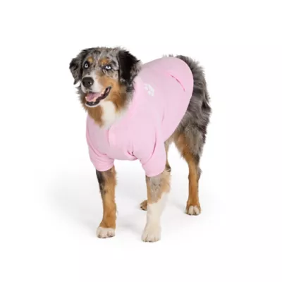 Top Paw® Everyday Dog Hoodie, Multiple Colors & Sizes, Pink/Blue/Grey, XS-XL - Image 1
