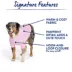 Top Paw® Everyday Dog Hoodie, Multiple Colors & Sizes, Pink/Blue/Grey, XS-XL image thumbnail 3