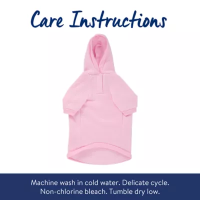 Top Paw® Everyday Dog Hoodie, Multiple Colors & Sizes, Pink/Blue/Grey, XS-XL - Image 4