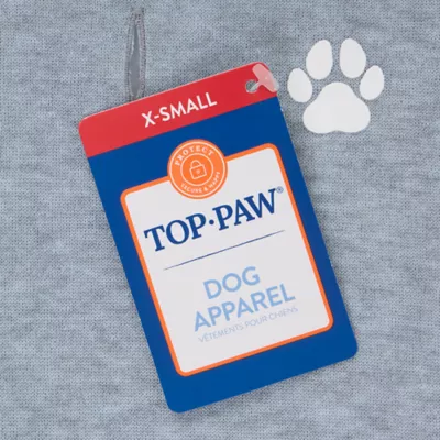 Top Paw® Everyday Dog Hoodie, Multiple Colors & Sizes, Pink/Blue/Grey, XS-XL - Image 6