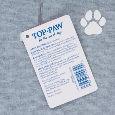Top Paw® Everyday Dog Hoodie, Multiple Colors & Sizes, Pink/Blue/Grey, XS-XL - Image 7