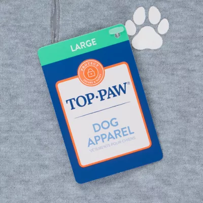 Top Paw® Everyday Dog Hoodie, Multiple Colors & Sizes, Pink/Blue/Grey, XS-XL - Image 6