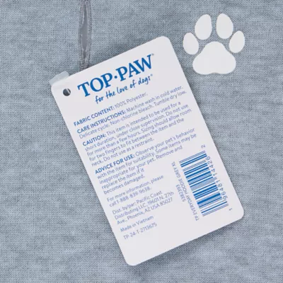 Top Paw® Everyday Dog Hoodie, Multiple Colors & Sizes, Pink/Blue/Grey, XS-XL - Image 7