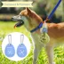 Sweet Paws Bag Charm Duo Holders for Used Dog Waste Bags - Azure & Sea Glass image thumbnail 5