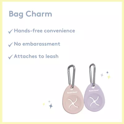 Sweet Paws Bag Charm Duo Holders for Used Dog Waste Bags - Azure & Sea Glass - Image 6