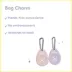 Sweet Paws Bag Charm Duo Holders for Used Dog Waste Bags - Azure & Sea Glass image thumbnail 6