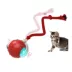 PawsPik Chirp & Chase Motion Activated Cat Ball with LED Lights, Red image thumbnail 1