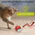 PawsPik Chirp & Chase Motion Activated Cat Ball with LED Lights, Red image thumbnail 2