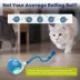 PawsPik Chirp & Chase Motion Activated Cat Ball with LED Lights, Blue image thumbnail 3