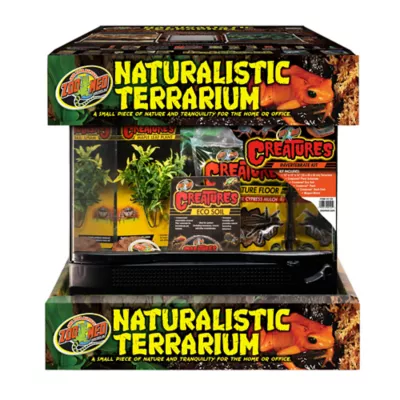 Zoo Med® Creatures® Naturalistic Terrarium Invertebrate Starter Kit - 12 x 12 x 12 - Image 1