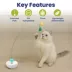 PawsPik Cat Interactive Exercise Tumbler Toy - Rechargeable, White image thumbnail 2