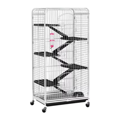 Yaheetech  6 Levels Rolling Large Ferret Cage with Pet Bowl & Water Bottle - Image 1