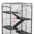 Yaheetech  6 Levels Rolling Large Ferret Cage with Pet Bowl & Water Bottle image thumbnail 4