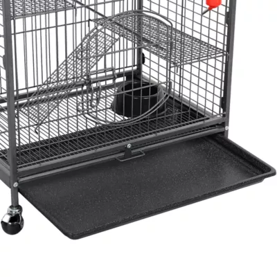 Yaheetech 37"H 4-Tier Rolling Large Ferret Cage with 2 Front Doors - Image 5