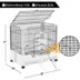 Yaheetech Small Animal Cage Habitat On Wheel With Platform and Ramp image thumbnail 3