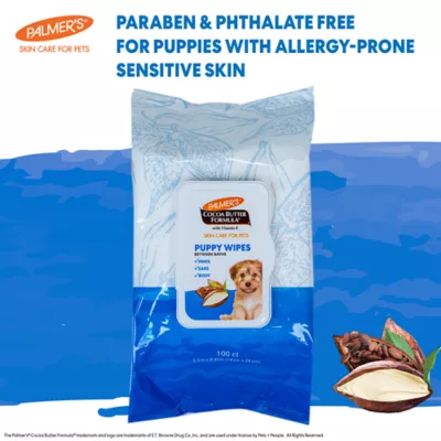 Palmer's for Pets Puppy Wipes with Cocoa Butter & Vitamin E, 100 ct - Image 3