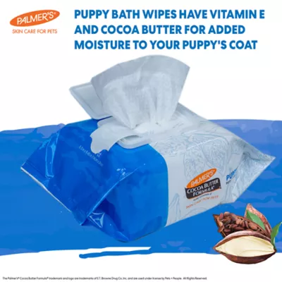 Palmer's for Pets Puppy Wipes with Cocoa Butter & Vitamin E, 100 ct - Image 5