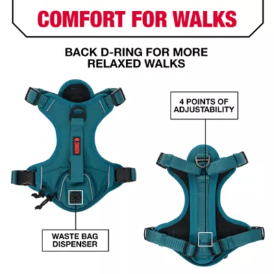 KONG® Dog Harness, Poop Bag Holder, Reflective, Adjustable, Multiple Sizes & Colors - Image 4