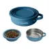 PawsPik Dog & Cat 2-in-1 Stainless Steel & Silicone Travel Bowl image thumbnail 1
