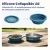 PawsPik Dog & Cat 2-in-1 Stainless Steel & Silicone Travel Bowl image thumbnail 3