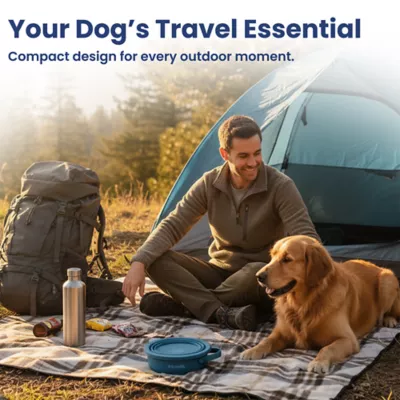 PawsPik Dog & Cat 2-in-1 Stainless Steel & Silicone Travel Bowl - Image 7