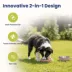 PawsPik Dog & Cat 2-in-1 Stainless Steel & Silicone Travel Bowl image thumbnail 2