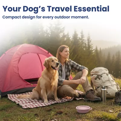 PawsPik Dog & Cat 2-in-1 Stainless Steel & Silicone Travel Bowl - Image 7
