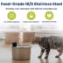 PawsPik Dog & Cat Stainless Steel Battery#Operated Water Fountain - 3.2 L image thumbnail 4