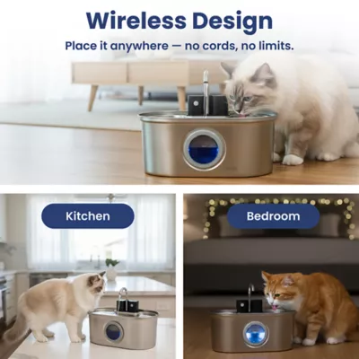 PawsPik Dog & Cat Stainless Steel Battery#Operated Water Fountain - 3.2 L - Image 6