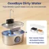 PawsPik Dog & Cat Stainless Steel Battery#Operated Water Fountain - 3.2 L image thumbnail 8
