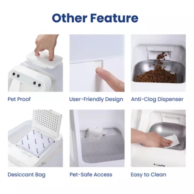 PawsPik Cat Automatic Microchip RFID Feeder, 16-cup - Image 10