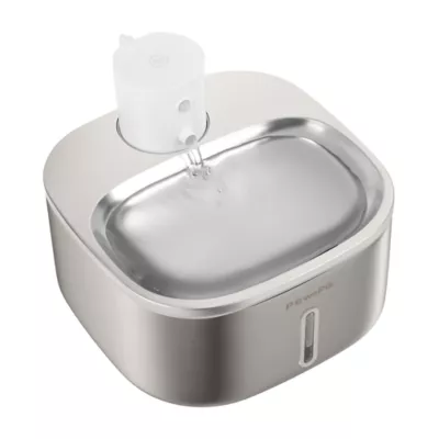 PawsPik Cat & Dog BOSS-01 Stainless Steel Battery Operated Water Fountain - Rechargable, 108.2 oz - Image 1