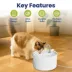 PawsPik Dog & Cat Ceramic Serenity Faucet Water Fountain, 9-cup image thumbnail 2