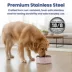 PawsPik Dog Stainless Steel Double Wall Slow-Feed Puzzle Bowl image thumbnail 3
