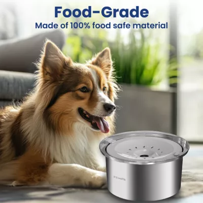 PawsPik Dog Spill Proof Stainless Steel Bowl - 4 L - Image 3