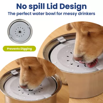 PawsPik Dog Spill Proof Stainless Steel Bowl - 4 L - Image 4
