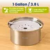 PawsPik Dog Spill Proof Stainless Steel Bowl - 4 L image thumbnail 5