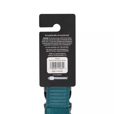 KONG® Chew Resistant Adjustable Nylon Dog Collar Color & Size Vary - Image 7