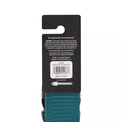 KONG® Chew Resistant Adjustable Nylon Dog Collar Color & Size Vary - Image 7