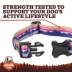 Arcadia Trail® Lightweight Dog Collar, Landscape, Ultra Reflective Material for Nighttime Visibility image thumbnail 5