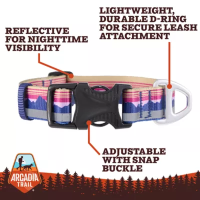 Arcadia Trail® Lightweight Dog Collar, Landscape, Ultra Reflective Material for Nighttime Visibility - Image 4