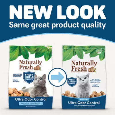 Naturally Fresh™ Ultra Odor Control Multi-Cat Walnut Cat Litter - Image 3