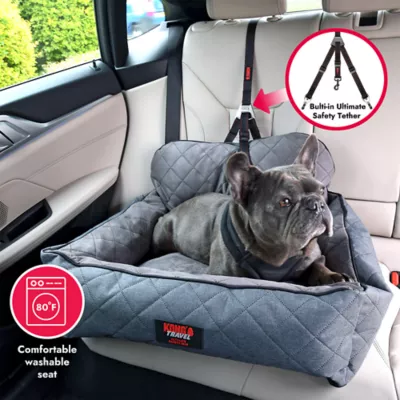 Kong® Ultimate Safety Tether & Seat W/ Comfortable & Washable Cushioned Seat For S/M Dogs - Image 7