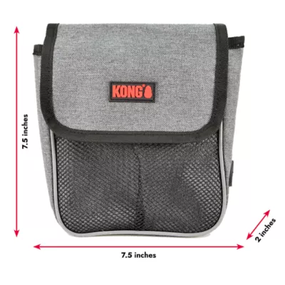 Kong® Hiking Bag W/ Adjustable Waist/ Shoulder Straps & Built-In Poop Bag Dispenser- Grey - Image 6