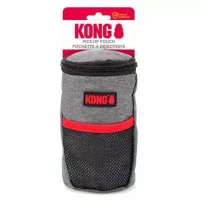 Kong® Hygenic Pick-up Pouch For Dog Poop W/ Odor Barrier Lining, Carabiner Clip & Washable Material - Image 1