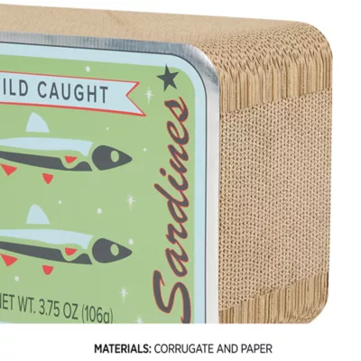 Whisker City® Sardines Can Cat Scratch Hut - Image 5