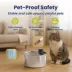PawsPik Dog & Cat PureFlow MAX Stainless Steel Curve Water Fountain, 3.2 L image thumbnail 4
