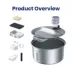 PawsPik Dog & Cat PureFlow MAX Stainless Steel Curve Water Fountain, 3.2 L image thumbnail 6